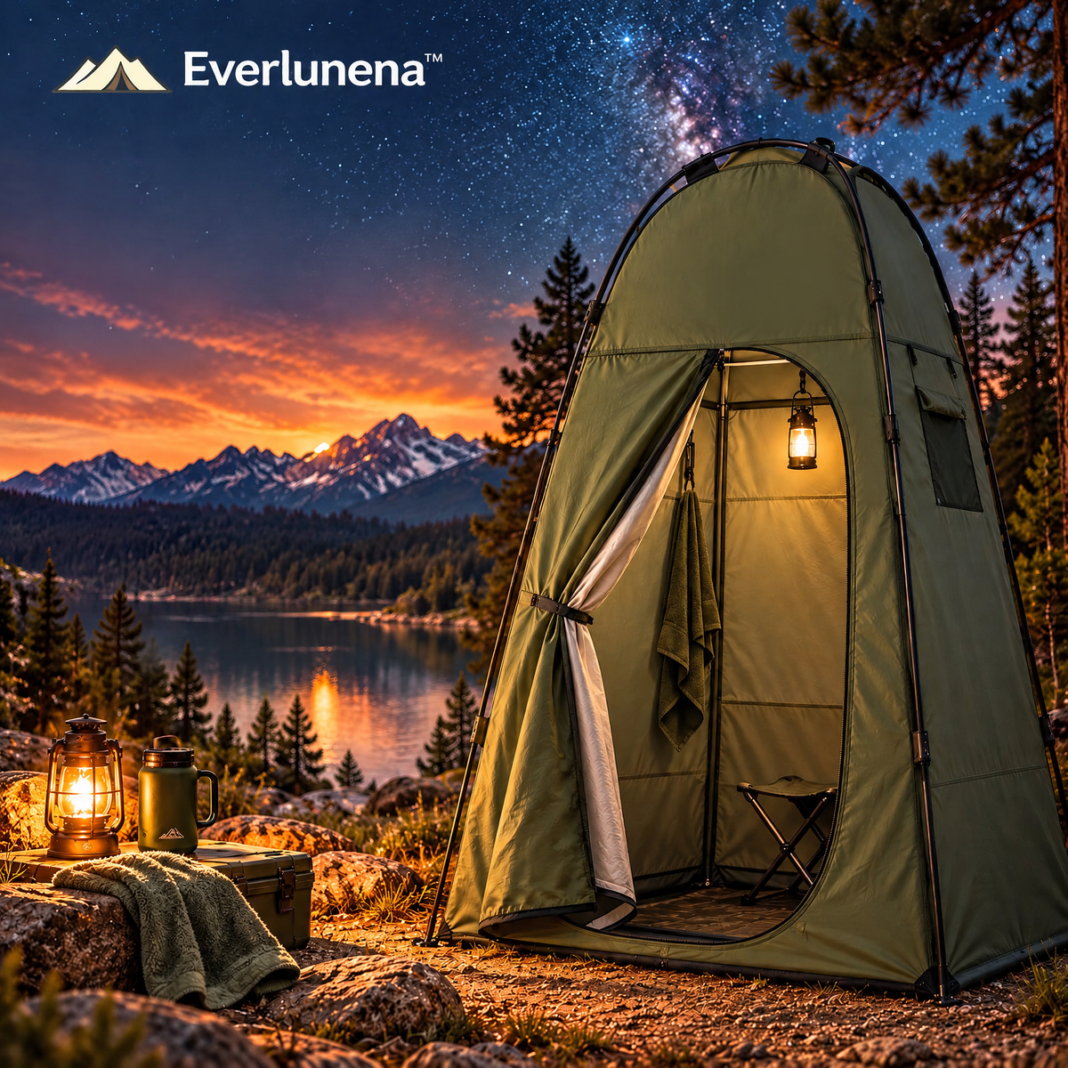 Everlunena™ Pop Up Privacy Tent