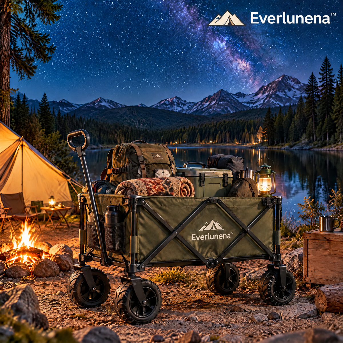 Everlunena™ Portable Folding Wagon