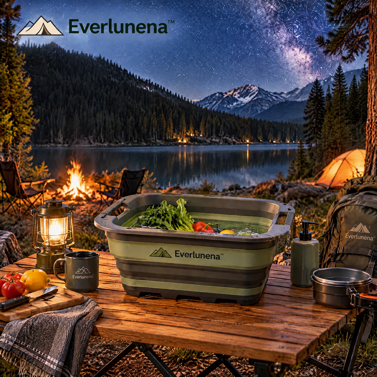Everlunena™ Collapsible Camping Sink