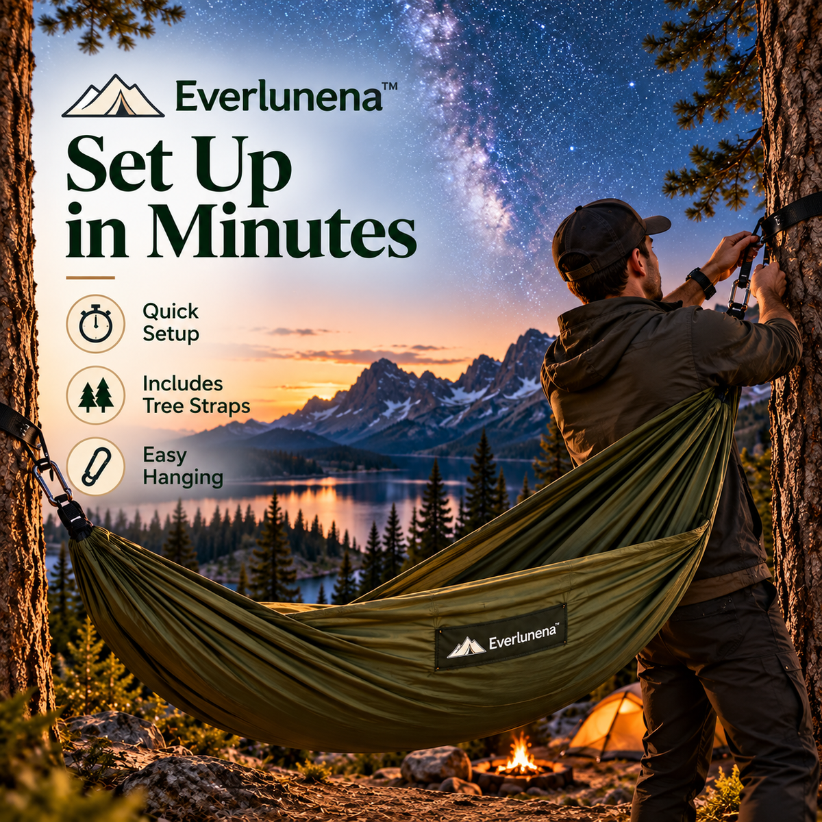 Everlunena™ Portable Hammock