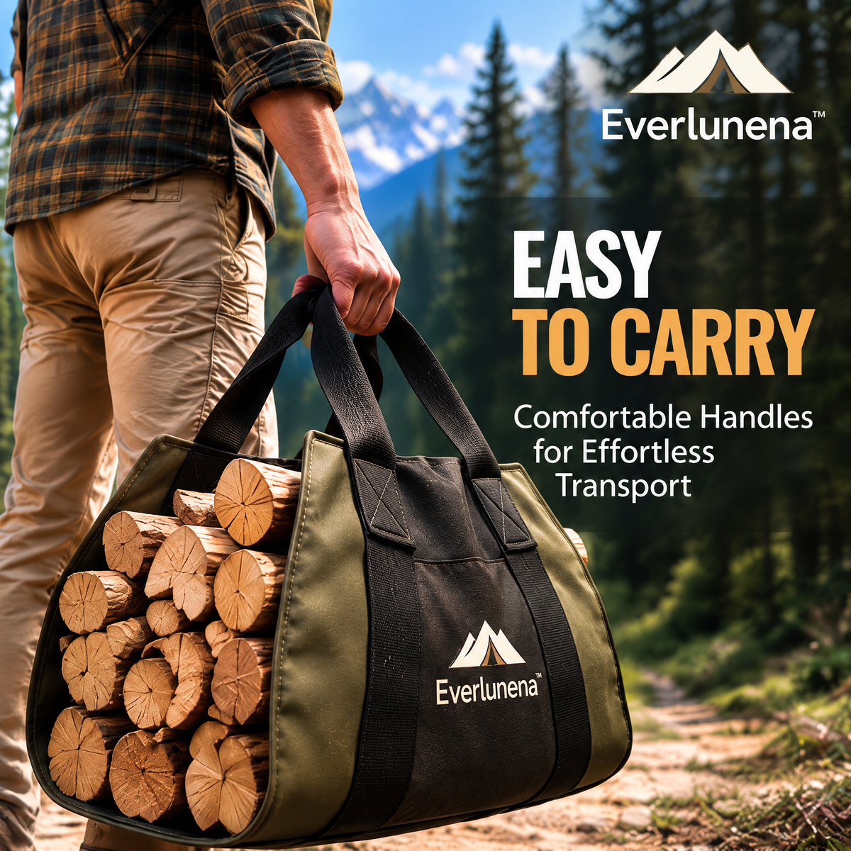 Everlunena™ Firewood Carrier Bag