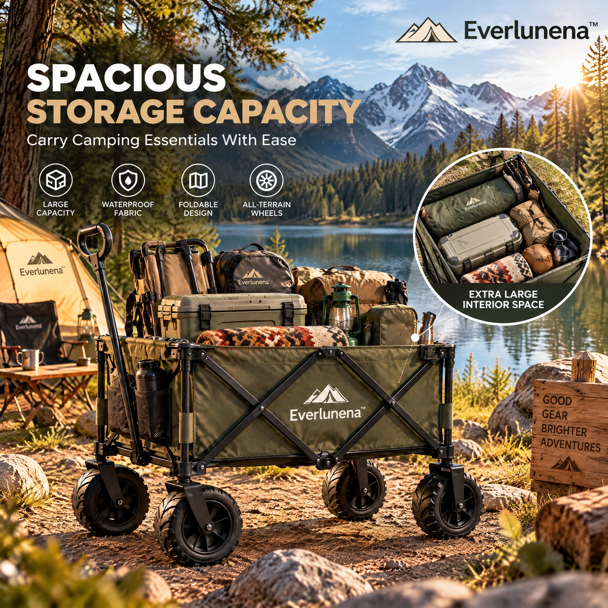 Everlunena™ Portable Folding Wagon