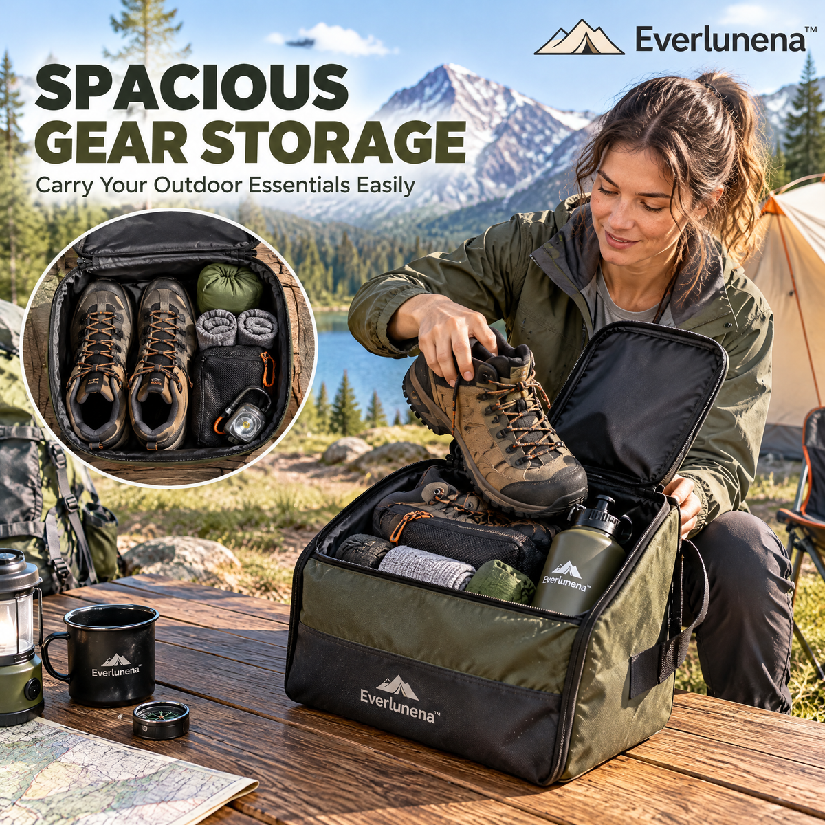 Everlunena™ Camping Shoe Bag