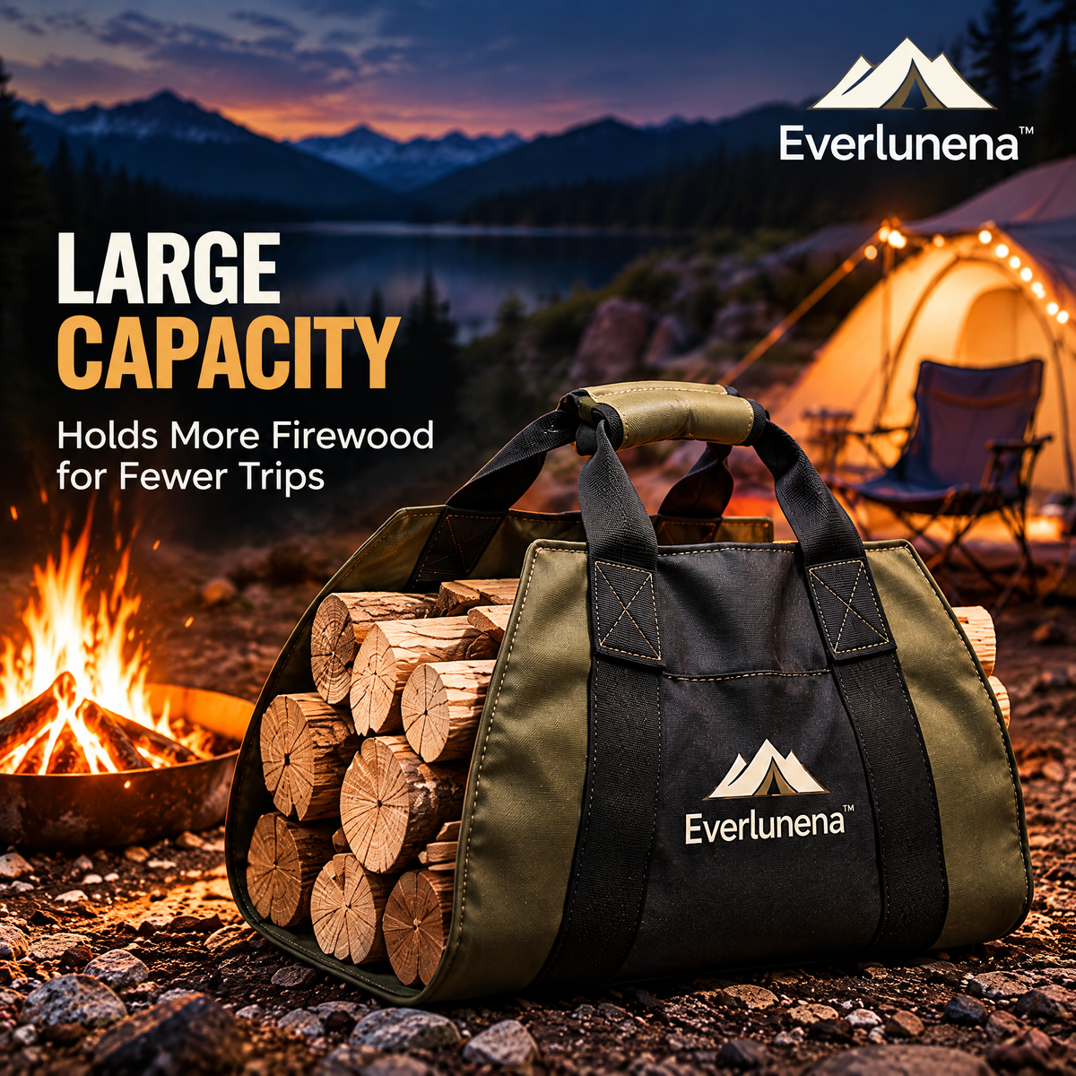 Everlunena™ Firewood Carrier Bag