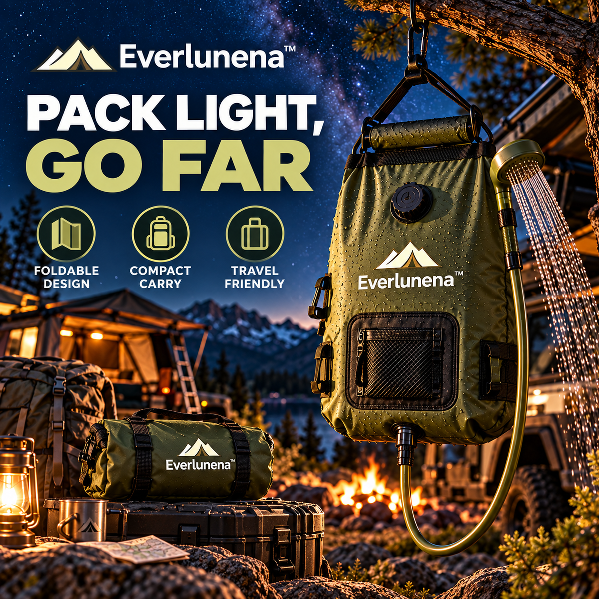 Everlunena™ Camping Shower Bag