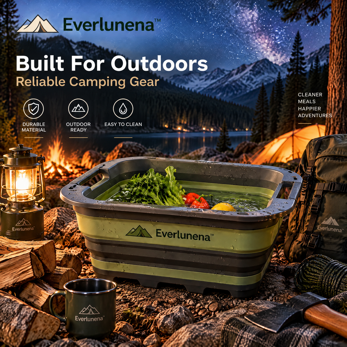 Everlunena™ Collapsible Camping Sink