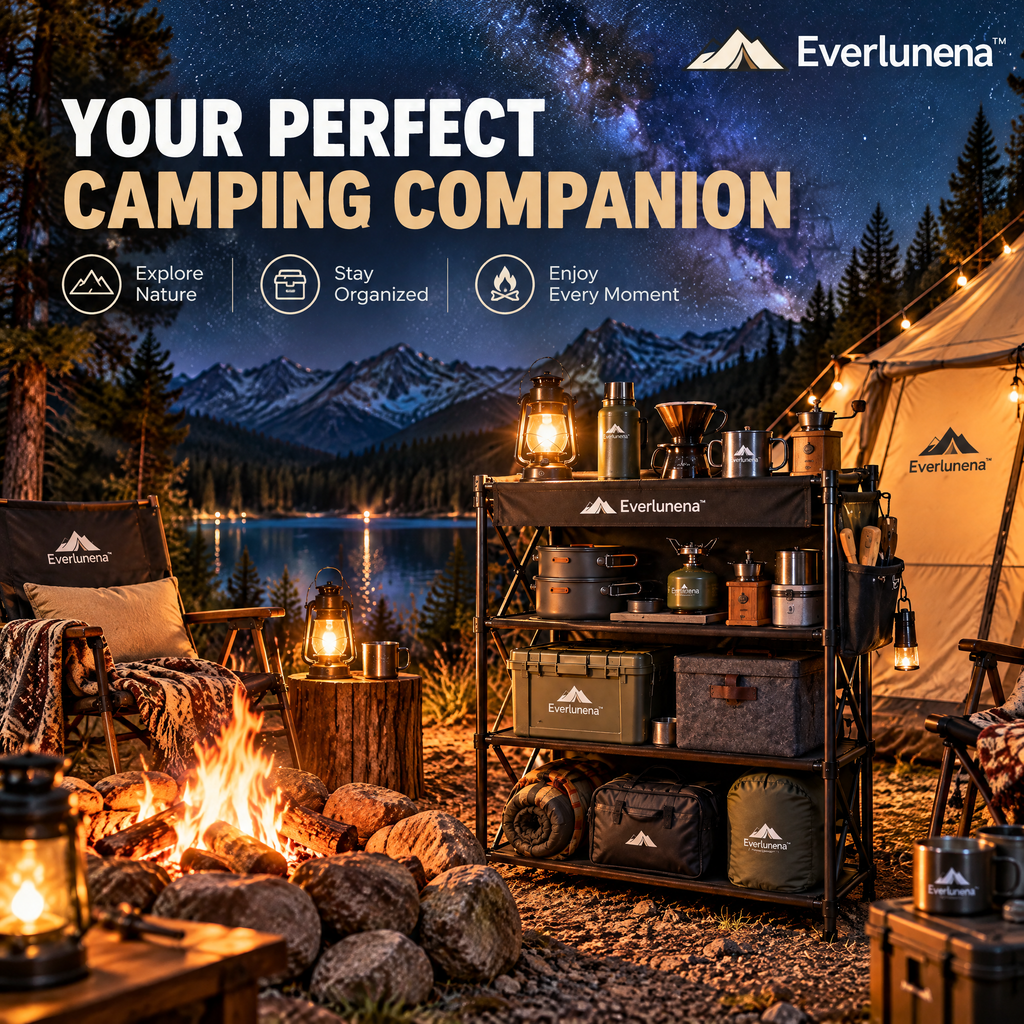 Everlunena™ Camping Organizer Shelf