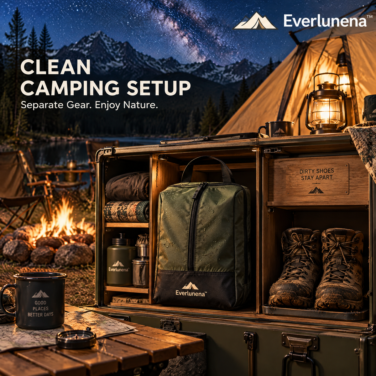 Everlunena™ Camping Shoe Bag